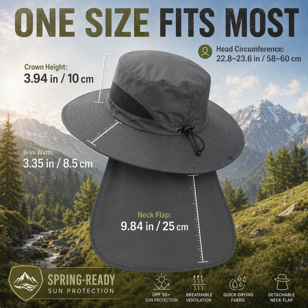 ZOOXIO Ultimate 360° All Terrain Sun Hat